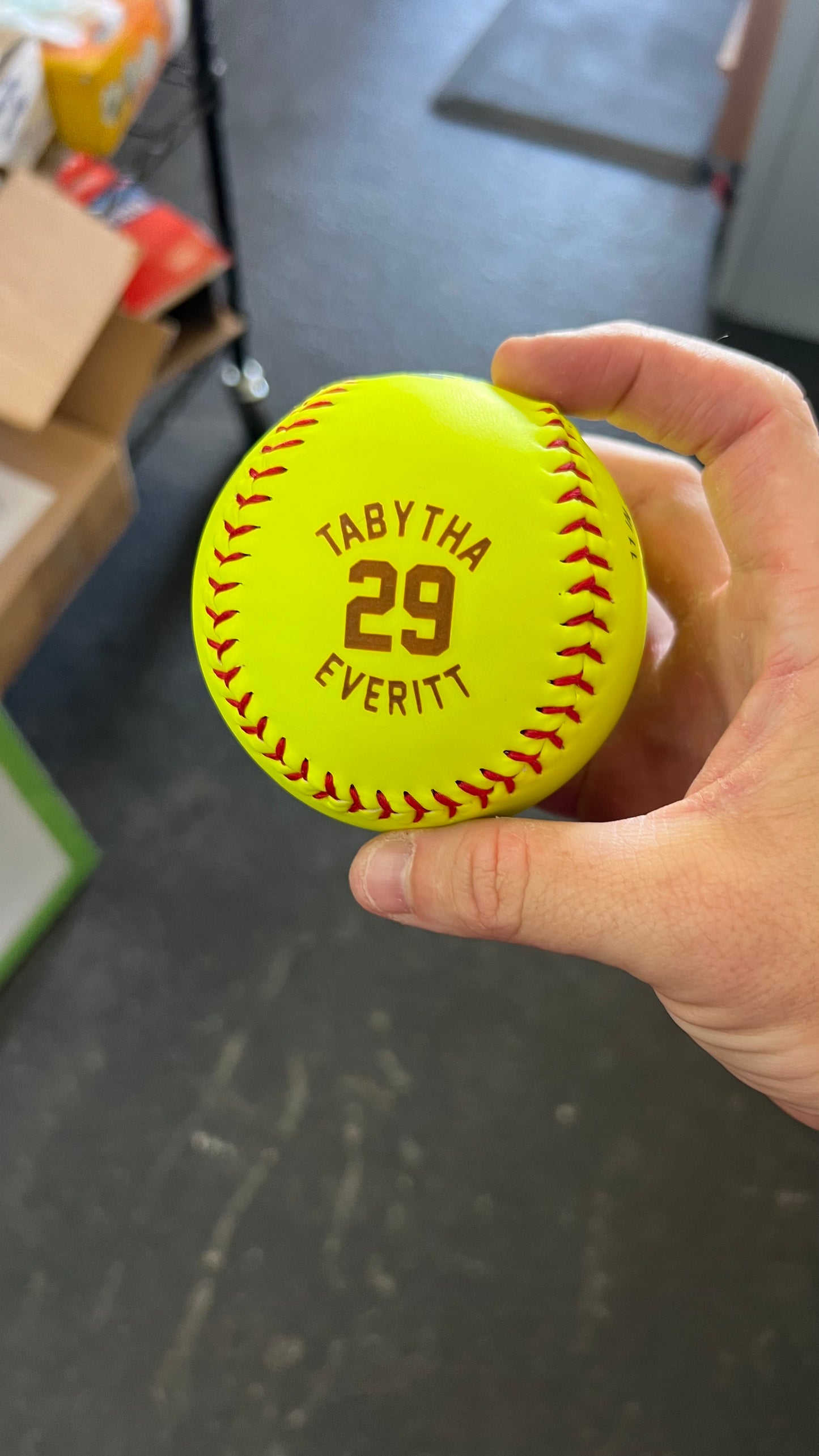 Custom Softball - Name & Number