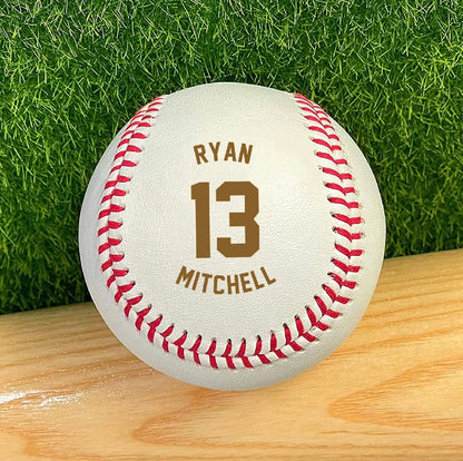 Custom Baseball - Name & Number