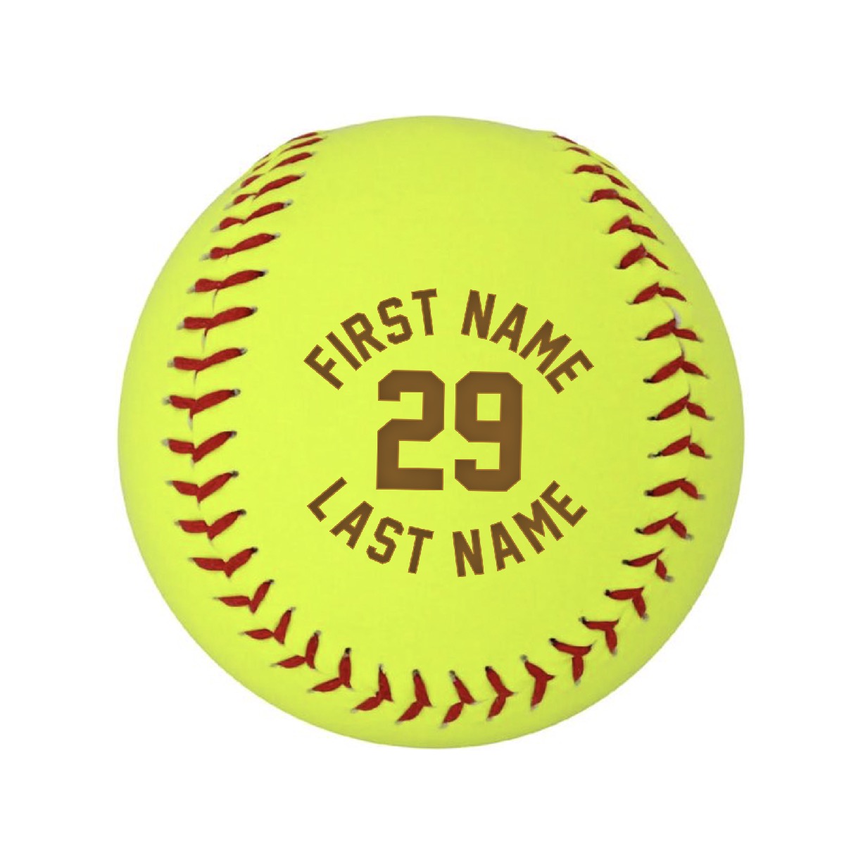 Custom Softball - Name & Number